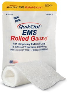 QuikClot EMS Rolled Gauze